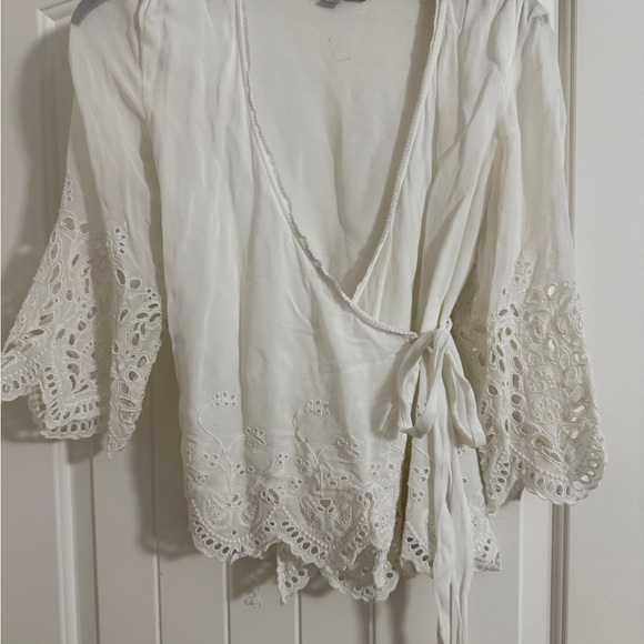 All Saints Zariah Wrap top Size M - Picture 3 of 8
